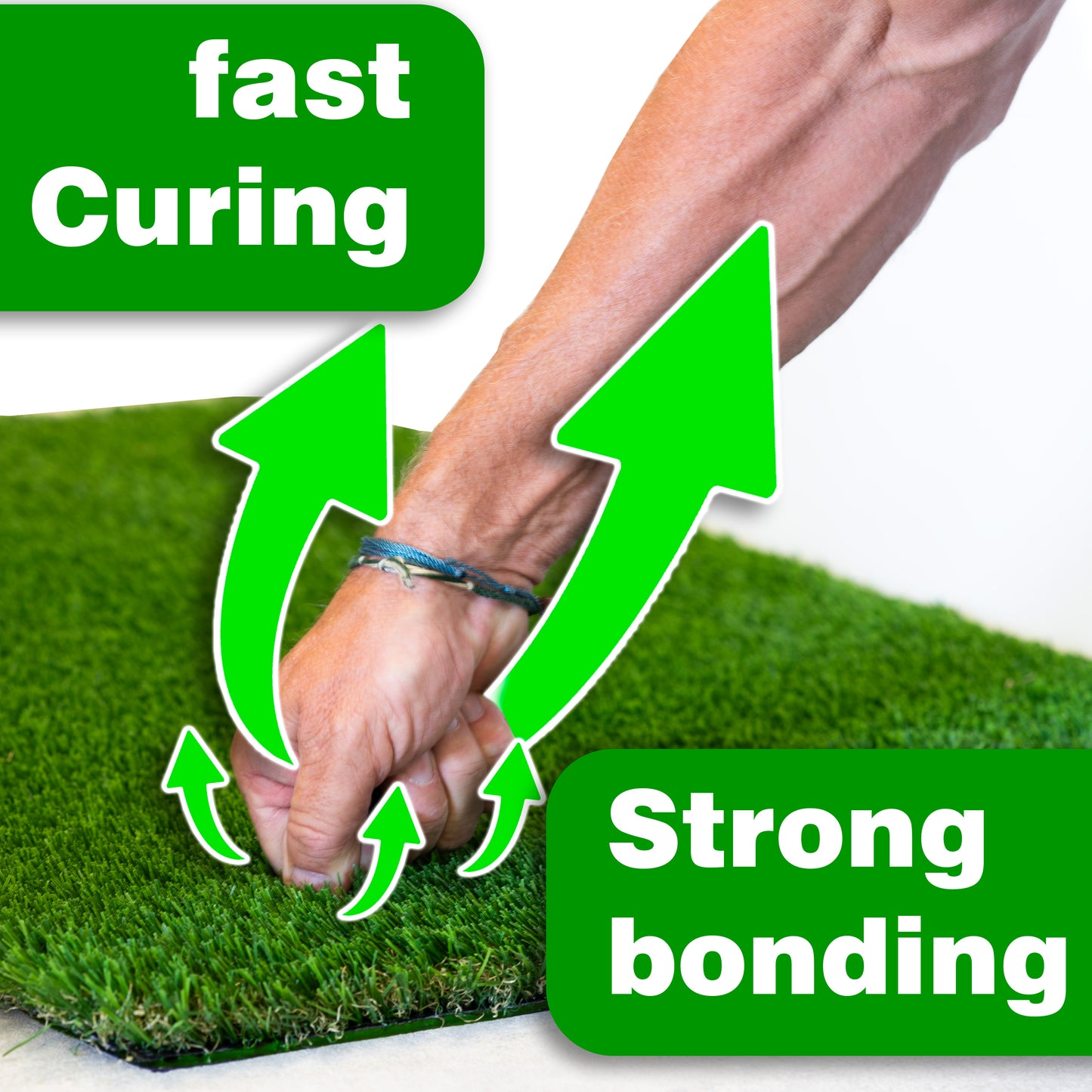 Nova Artificial Grass Strip 3'' x 25ft for Indoor/Outdoor Use-Realistic, 1" Thick Synthetic Turf for DIYers and Professionals, Pre-Cut Roll for Easy Installation and Creative Designs